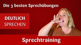 Sprechtraining  Die drei besten Sprechübungen [upl. by Heloise872]