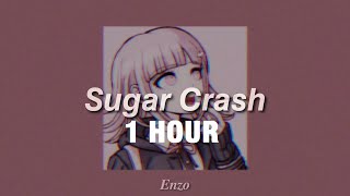 1 HOUR ElyOtto  SugarCrash  slowed  reverbed [upl. by Criswell534]