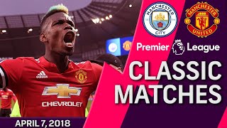 Man City v Man United I PREMIER LEAGUE CLASSIC MATCH I 4718 I NBC Sports [upl. by Garold775]