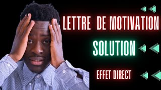 Lettre de Motivation Campus France [upl. by Addis]