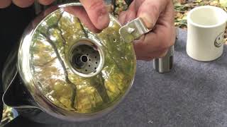 COLETTI Bozeman Unboxing Video  How to use a camping coffee percolator [upl. by Nylatsirk]