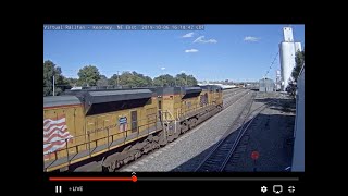 Railfanning In Kearney NE Railcam [upl. by Aoket1]