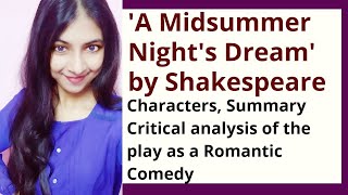 A Midsummer Nights Dream Summary and Critical Analysis  William Shakespeare [upl. by Correna]