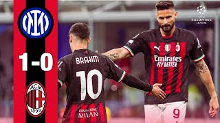 Inter 10 AC Milan  Highlights ChampionsLeague [upl. by Ahsiryt999]