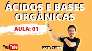 ÁCIDOS E BASES ORGÂNICAS  ÁCIDOS [upl. by Feliks]