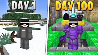 I Survived 100 Days in HARDCORE Minecraft [upl. by Myrah47]