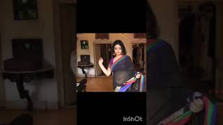 Rupsha saha saree lover💃💃 BONGBEAUTI youtubeshorts short [upl. by Nerval]