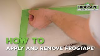 How to Apply and Remove FrogTape® [upl. by Benilda137]