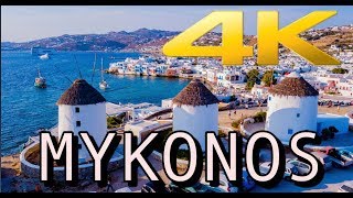 Beautiful Mykonos Greece in 4K HD [upl. by Ahsenad]