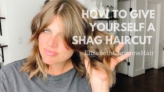 How to give Yourself a Shag Haircut [upl. by Malas167]