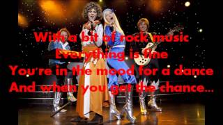 Dancing Queen  ABBA  Lyric Video  HD 1080p [upl. by Aiasi]