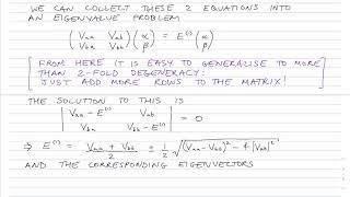 Degenerate Perturbation Theory Formal [upl. by Tony887]