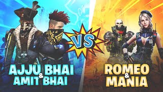 Ajjubhai94 and Amitbhai VS Romeo and X Mania Name Change Challenge  Garena Free Fire [upl. by Nozicka]