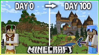 Minecraft 100 Days Building Mega Structures [upl. by Ahsain]