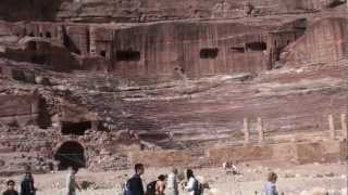 Nabataean Amphitheatre at Petra  Jordan [upl. by Gabe499]