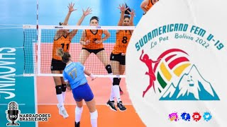 BOLÍVIA vs VENEZUELA  XXII SulAmericano de Vôlei Feminino Sub19 La Paz 2022  03102022 [upl. by Nehr178]