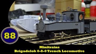 Minitrains  Brigadelok 080 Trench Locomotive [upl. by Ahseki]