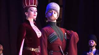 Kabardinka Show  Circassian Noble dance quotUork Qafaquot [upl. by Marcy]