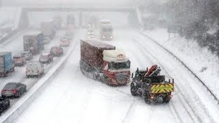 How snow and freezing conditions have hit Wales Scotland and England  ITV News [upl. by Atinaj56]