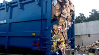 CombiMega FR waste compactor  emptying [upl. by Mirabel159]