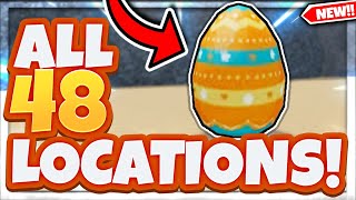 ALL 48 EGG LOCATIONS In Roblox Vehicle Legends Egg Hunt Event [upl. by Witcher]