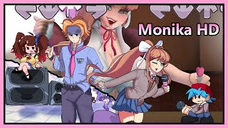 Friday Night Funkin  VS Monika HD Full Week  Mod Showcase [upl. by Card484]