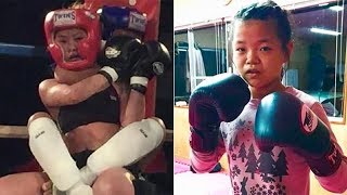 12YearOld Kid CHOKES OUT 24YearOld Opponent in MMA Debut [upl. by Robinet]