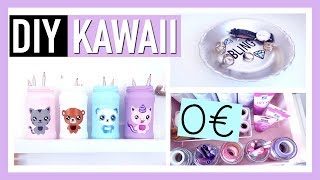 DIY 0 € KAWAII  Deco Chambre Pas Chère  Room Decor français [upl. by Anekahs]