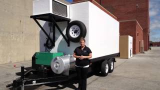 Polar King  8 x 16 Custom Walk In Freezer Trailer  Monroe LA [upl. by Queena]