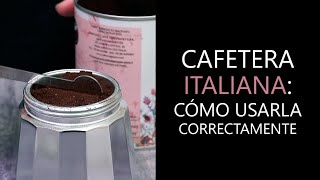 CÓMO USAR LA CAFETERA ITALIANA Guía básica para preparar café [upl. by Pietrek]