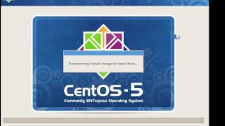 Installing CentOS 5 Linux Minimum Install [upl. by Swerdna257]