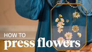 How to Press Flowers [upl. by Nuawtna]