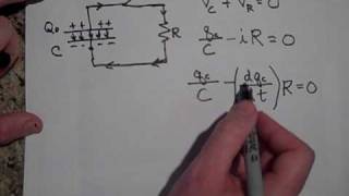 Discharging a Capacitor RC Circuits [upl. by Rafaelita925]