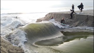 RAW How a RIVER WAVE FORMS START TO FINISH [upl. by Nylecoj]