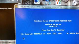 Programming the GM300 on Windows 7 [upl. by Ridinger]