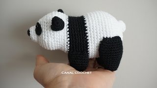 Oso Panda amigurumi tutorial [upl. by Refanej]