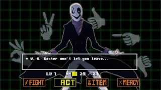 Undertale ENTRY NUMBER SEVENTEEN W D Gaster battle theme [upl. by Rafter]