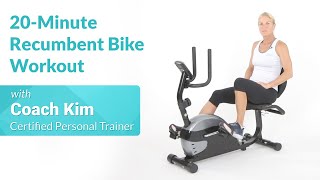 20Minute Recumbent Bike Workout [upl. by Lilllie]