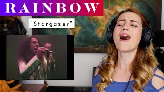 Rainbow quotStargazerquot REACTION amp ANALYSIS by Vocal Coach  Opera Singer [upl. by Arikaahs]