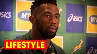 Siya Kolisi Biography Wife Baby Salary Wedding Photos Instagram Career [upl. by Adnamas]