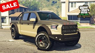 Caracara 4x4 is Just Amazing in GTA 5 Online  Review amp OffRoad Customization  Ford F150 [upl. by Adniuqal]