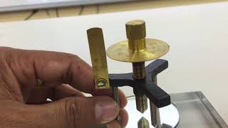 Spherometer To determine radius of curvature of spherical mirrorPrakash amp Faisal [upl. by Ormsby]