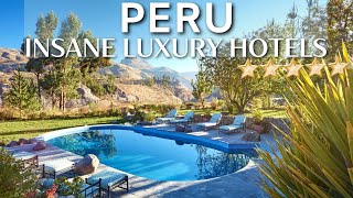 TOP 10 Unique Luxury Hotels In PERU  Luxury Lodges [upl. by Jaehne]