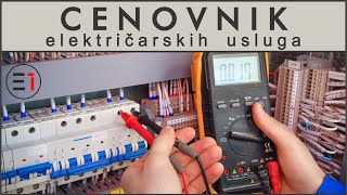 CENOVNIK elektricarskih usluga 2019 [upl. by Hera]