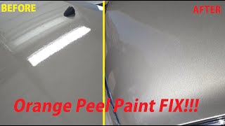 How to FIX Orange Peel paint or Clear Coat [upl. by Lawford]