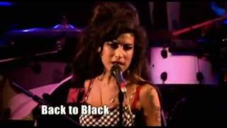 Amy Winehouse  Back To Black Live in concert in her best performance RIP [upl. by Grady52]