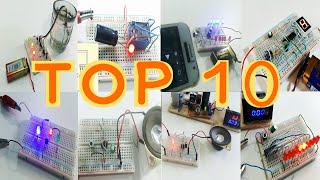 TOP 10 Mejores Proyectos electronicos🔌💡 [upl. by Eide]