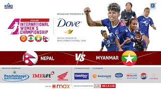 Nepal Vs Myanmar 26 Feb 2025  NepalvsMyanmar InternationalWomensFootballTournament football [upl. by Brandt]