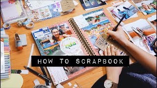 DIY HOW TO SCRAPBOOK [upl. by Yursa]