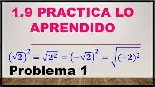 19 PRACTICA LO APRENDIDO NOVENO U2 Problema 1 [upl. by Bussey75]